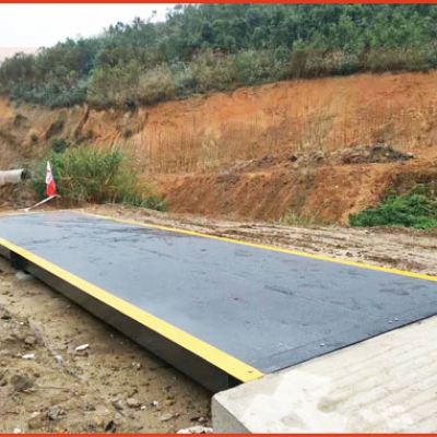 深汕特別合作區(qū)地磅項目施工案例--2018年12月27日